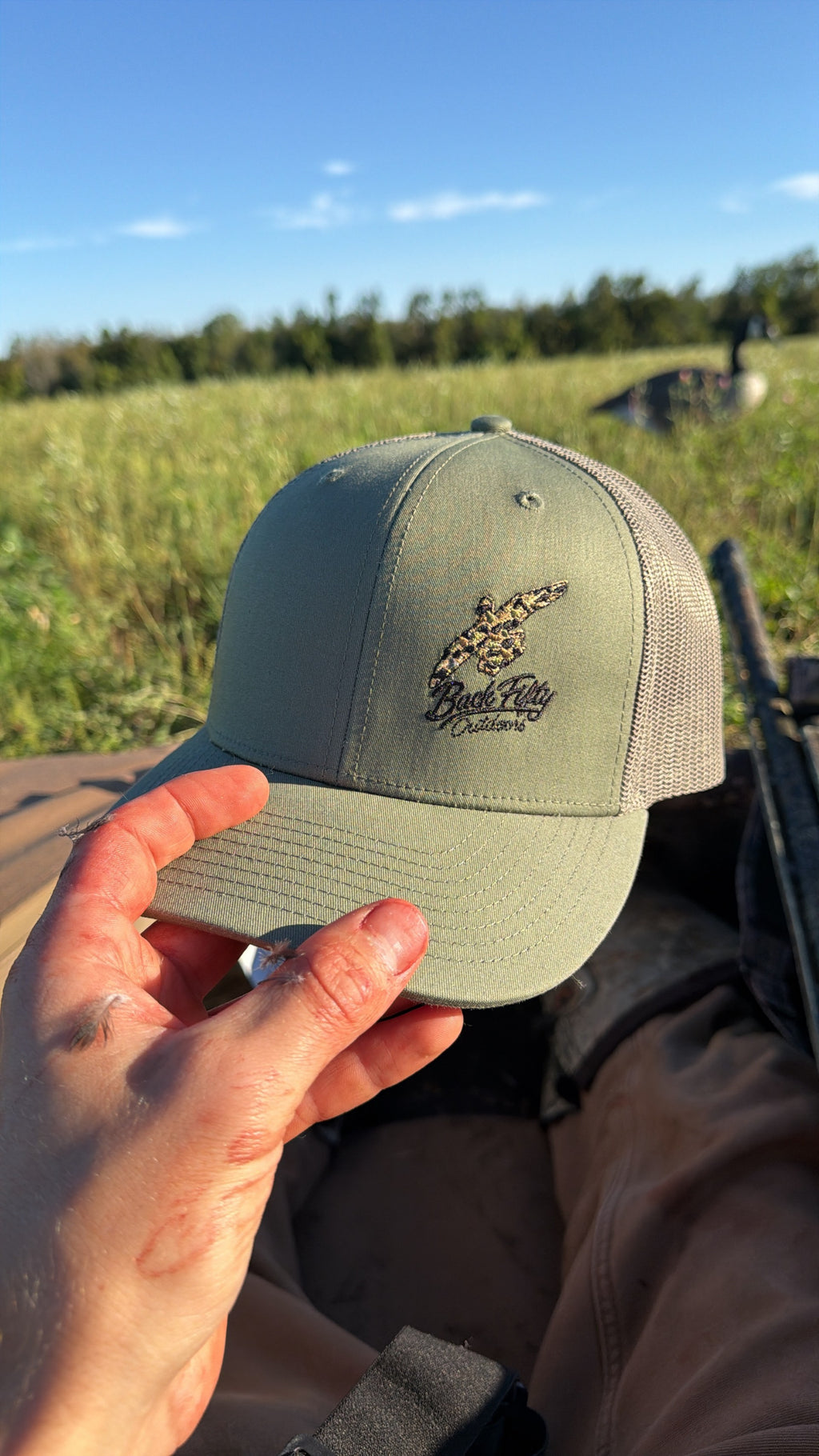 Cupped Up Camo Duck Cap